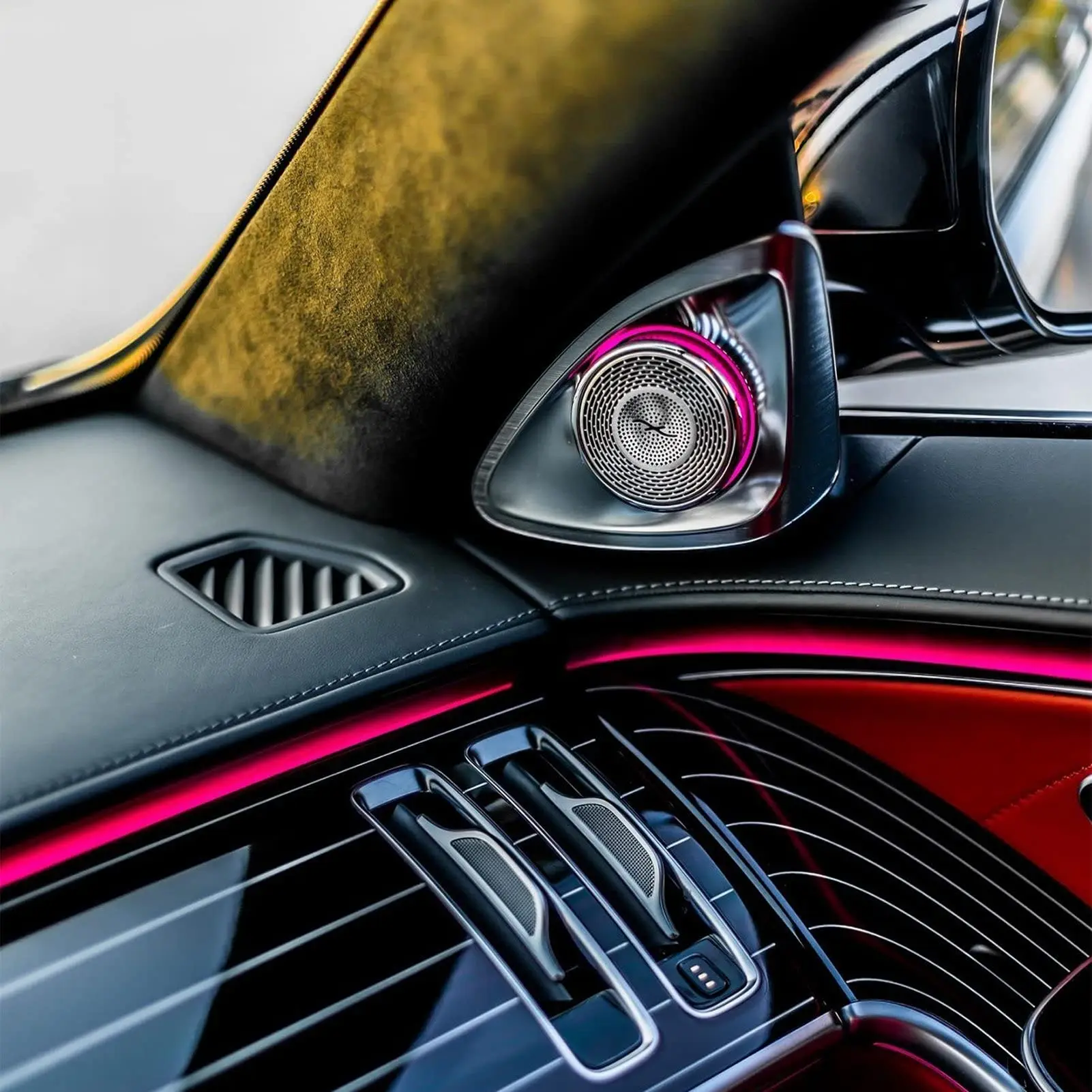 Автомобильный 4d-роторный высокочастотный твитер для Benz C/E/S/GLC Class W223 лампа