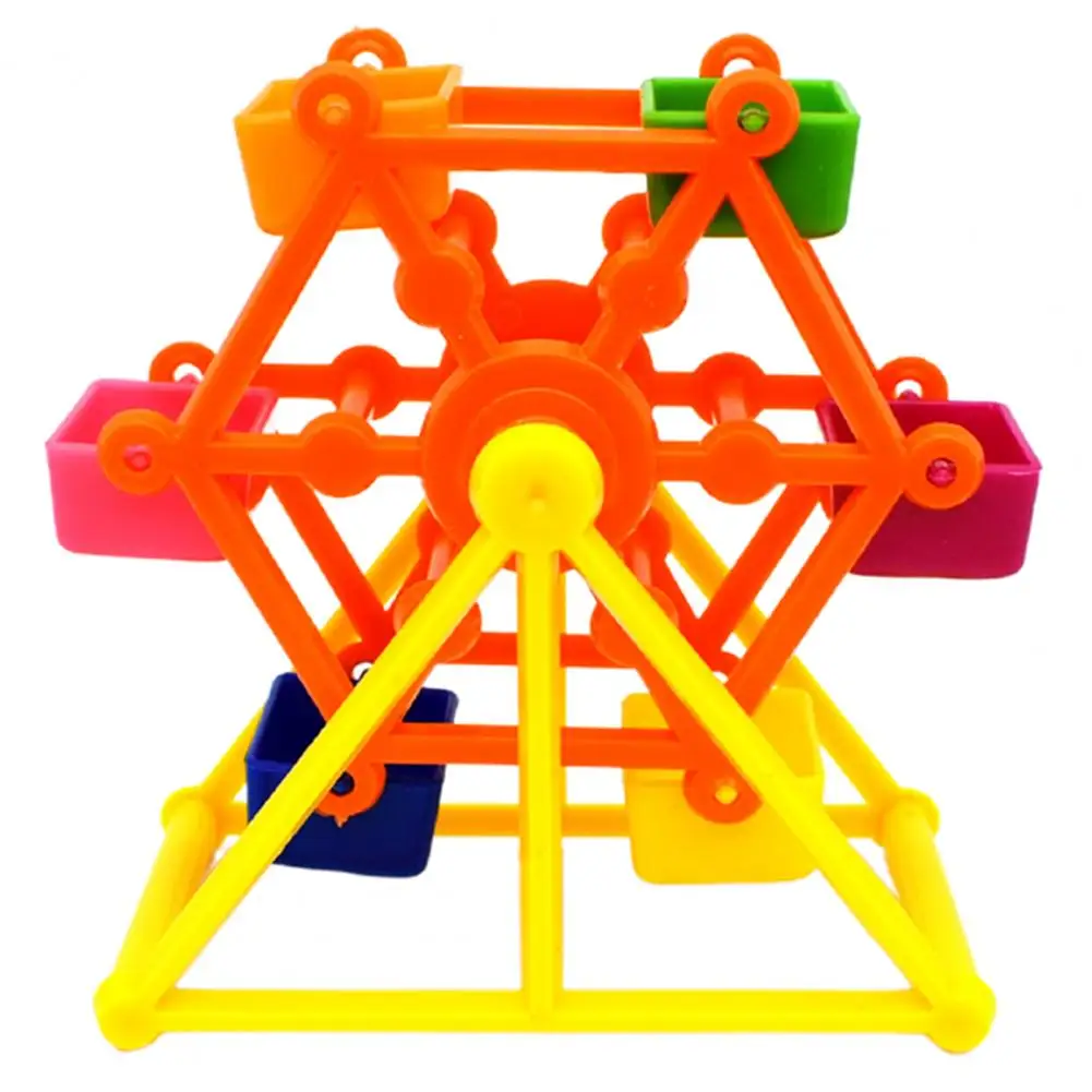 

Practical Lightweight Fine Workmanship Parrot Food Feeder Bird Windmill Toy Bird Supplies Bird Foraging Toy Parrot Toy