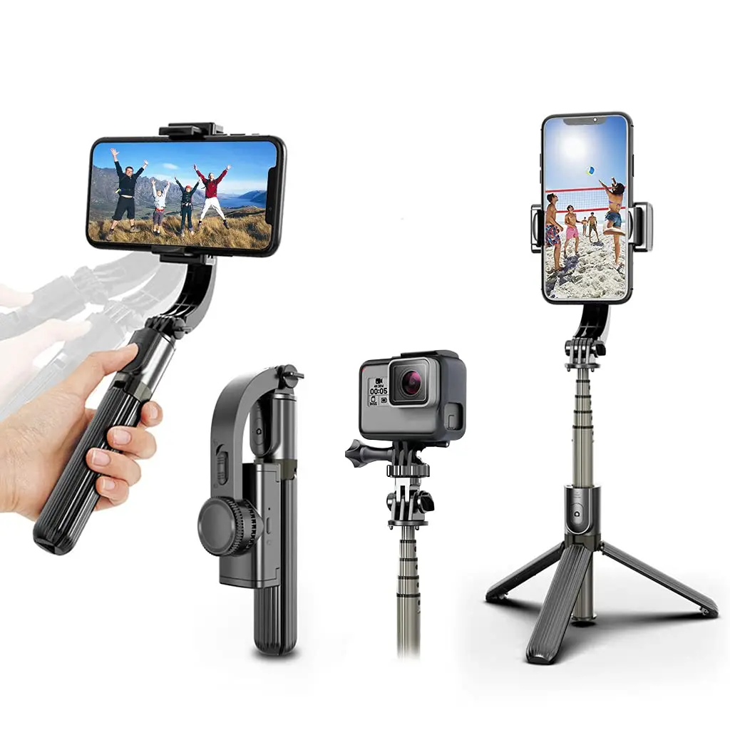

Auto Balance Gimbal Stabilizer 360° Rotation Tripod with Wireless Remote Phone Holder Selfie Stick for Tiktok Vlog Youtuber Live