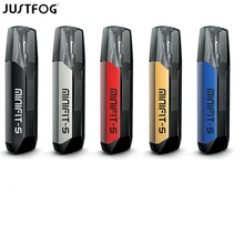 Justfog Minifit S 키트 베이프 펜 기화기, 오리지널 베이프, 메쉬 코일, 1.9ml 포드 용량, 420mAh 배터리, 12W 0.8ohm, 좋은 가격, 5 개