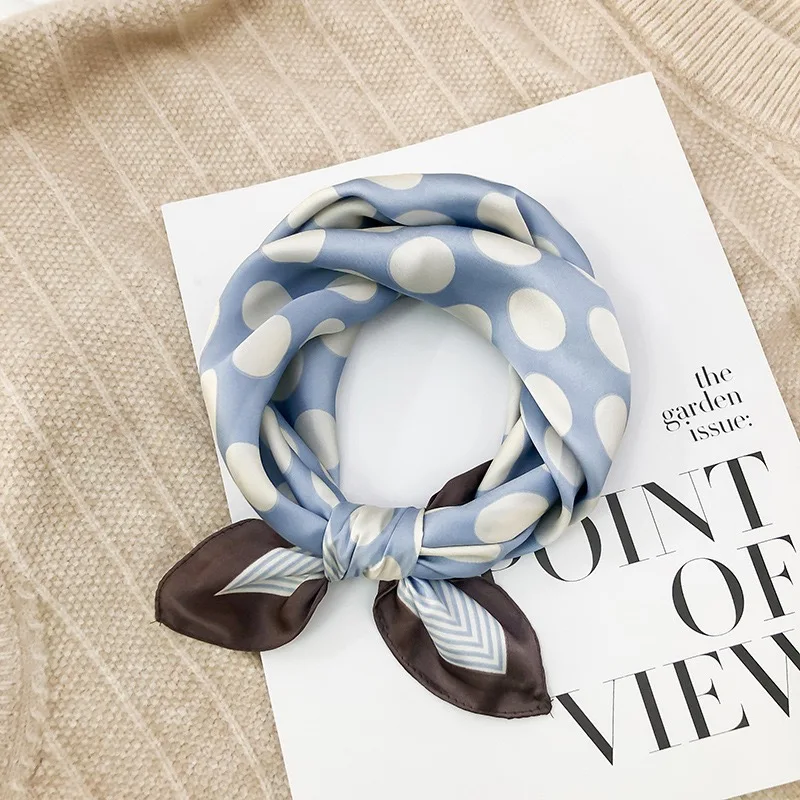 

2022 Fashion Plaid Square Scarves Women's Folar Classic Geometric Totem Scarves 70*70m Square Scarves Hair Tie Printed SCARF