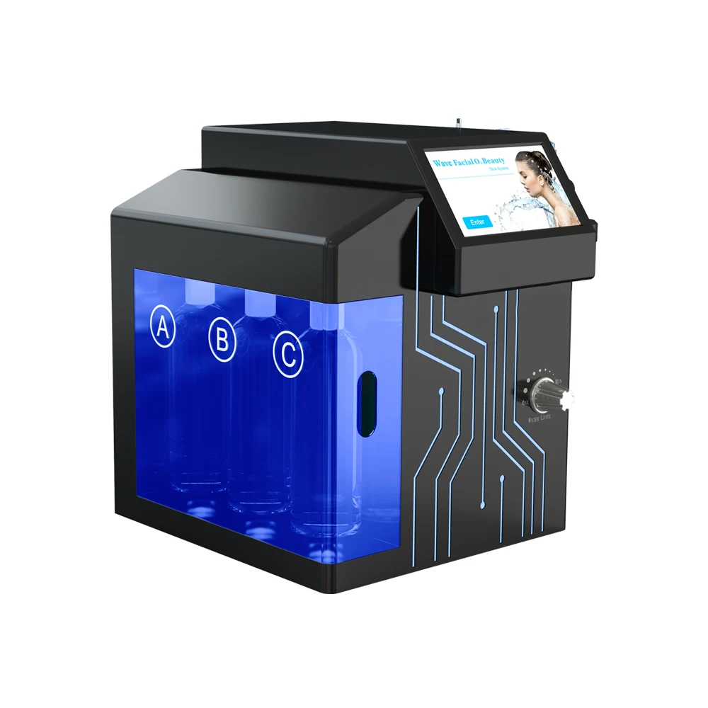 

Portable hot-selling water oxygen 4 in 1 skin rejuvenation whitening and moisturizing hydrofacial dermabrasion beauty machine