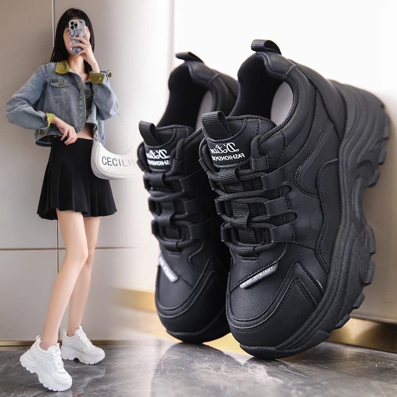 Новинка весна-осень 2024 Папины туфли Matsuke на толстой подошве с подъемом и круглым