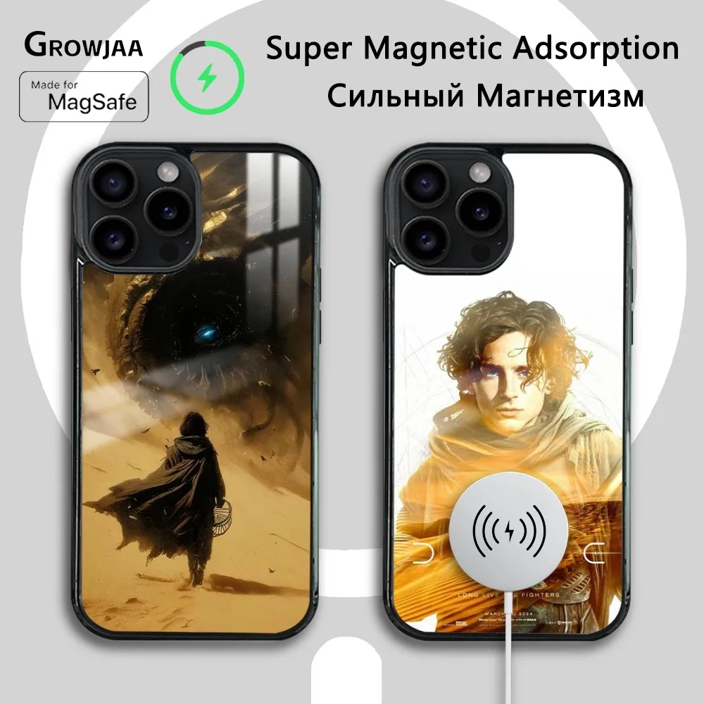 Чехол для телефона BEAST KINGDOM Dune Part Two iPhone 16 15 14 13 12 11 Pro Max Plus Mini Magsafe Mirror беспроводной