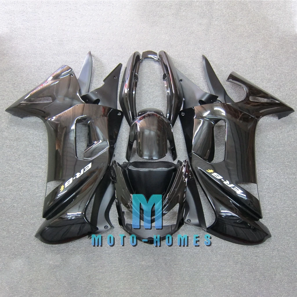 

Полный комплект обтекателей для Kawasaki Ninja 650R 2006 2007 2008 06 07 08 годов вторичного рынка Обтекатели из черного АБС-пластика