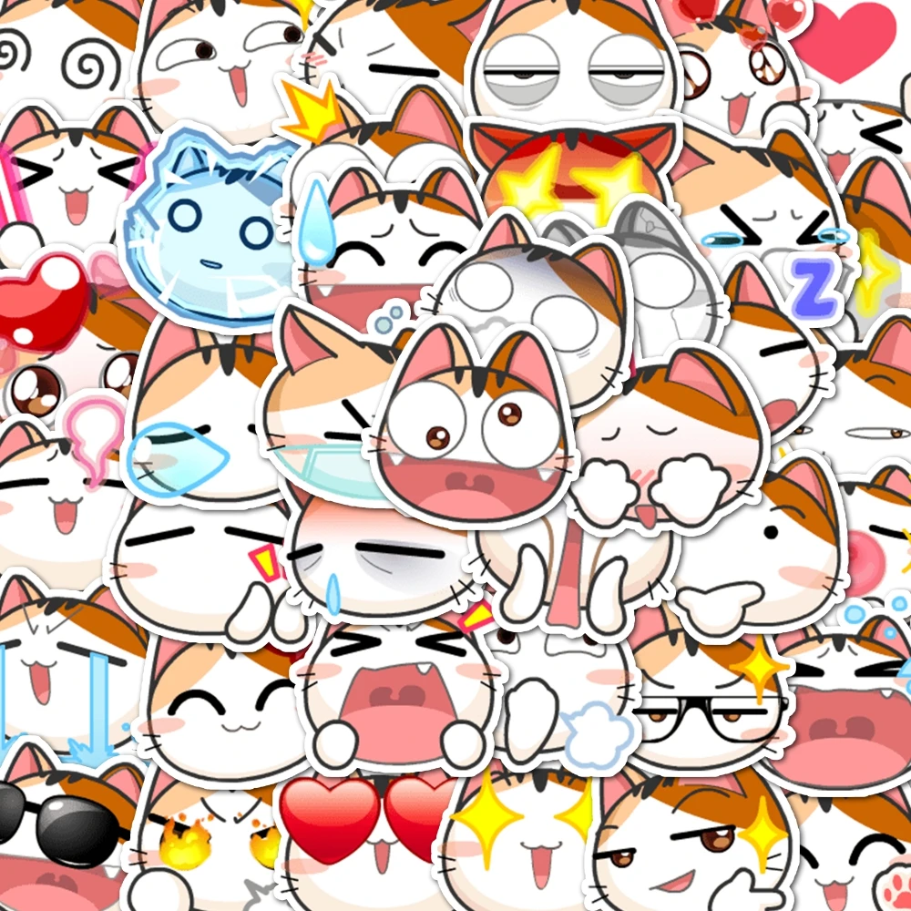 Наклейки с мультяшным рисунком 40 шт