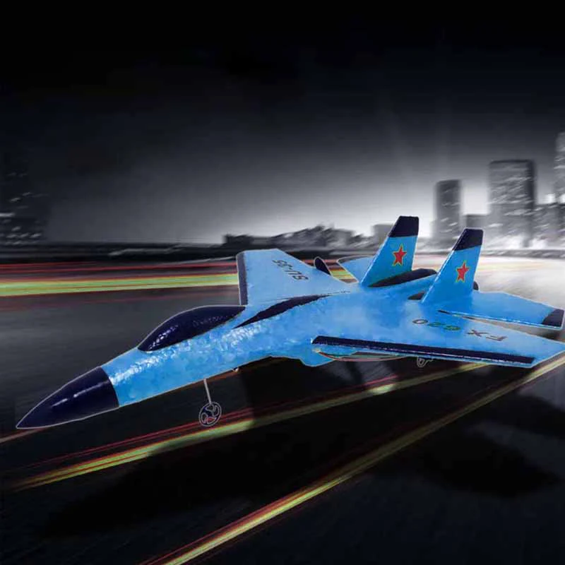 

Remote Control Aircraft FX620 Remote Control Glider SU35 Fighter Flash Fixed-Wing Aircraft Model EPP Anti-Fall 2.4G Outdoor Toys