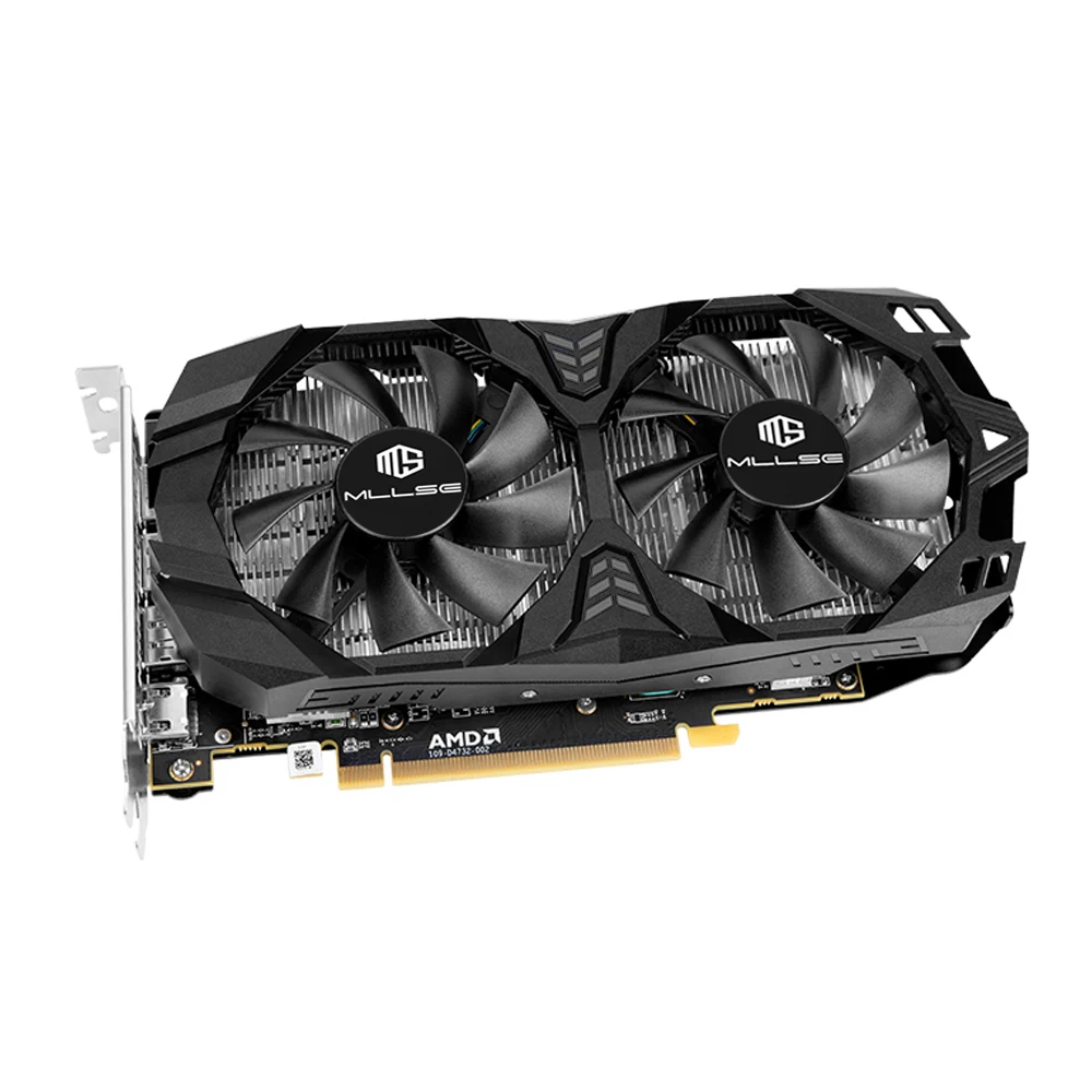 Игровая видеокарта MLLSE AMD RX 580 8 Гб 2048SP GDDR5 256Bit PCI Express 3 0 × 16 Radeon GPU компьютерная