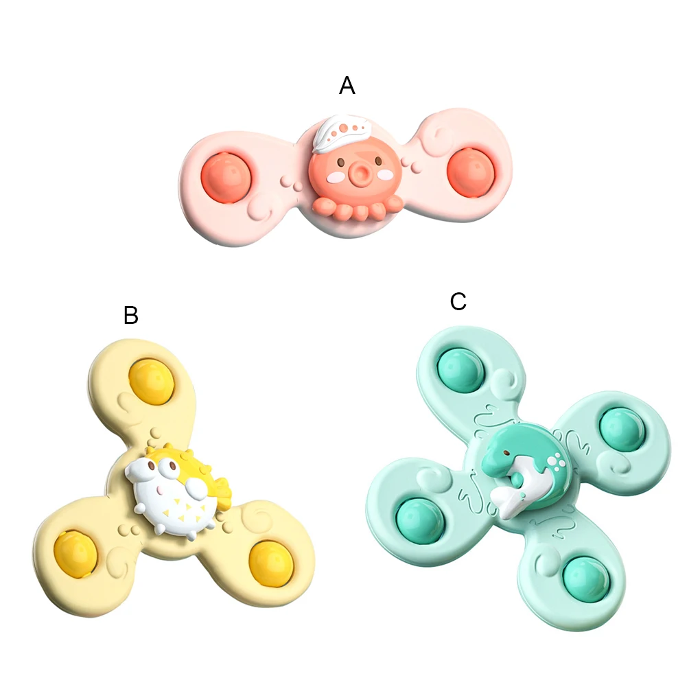 

1 10 Portable Fingertip Spinning Gyroscope School Cartoon Design Gyro Indoor Outdoor Portable Decompression Toy Holiday Gift