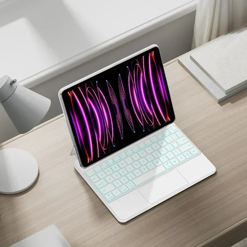 Magic Keyboard Folio для нового iPad Air 13-дюймовый магнитный чехол M2 2024 Pro 12 9 6-й 2018-2022