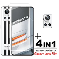 for realme gt neo 3 5g tempered glass 6 7 inch full glue screen protector realme gt neo 3t 3 2 pro glass for gt neo3 lens film