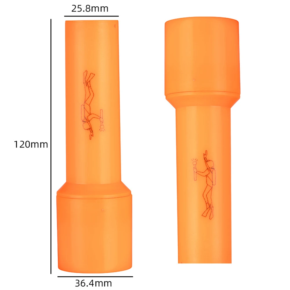 Torch Diving Flashlight 1200LM 120x36.4mm 50M Deep Camping Equipment Diving Flashlight Professional T6 LED Light