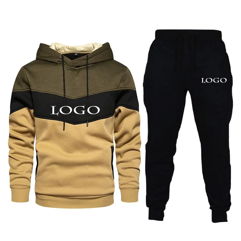 

Men's Women 2 Pieces Set Hoodie + Pants Letter Tracksuit Sportswear 2022 Autumn Warm Clothing Pullover Sweatshirts