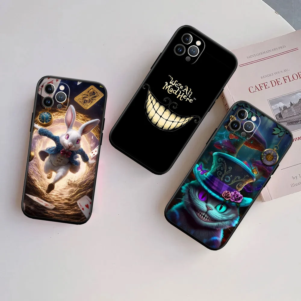 Фото Новый высококачественный чехол для телефона DS1 Alice in Wonderland Cat для Redmi Note 8 9 Pro Max 9S 9T 9C NFC 8T 8A 10A A4 №5