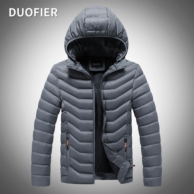 

2022 Winter Brand Warm Thick Jackets Parkas Coat Men's New Winter Windproof Detachable Hat Slim Solid Color Parka Men Jacket Top