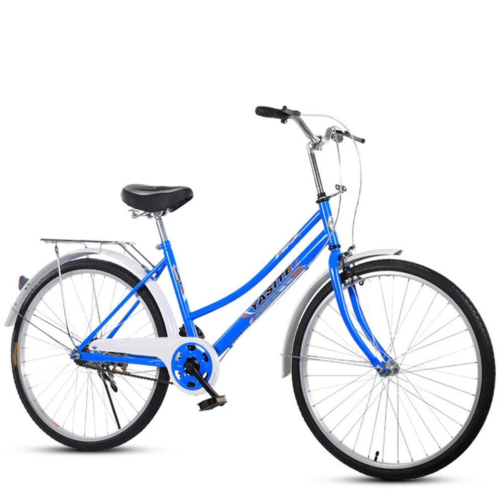 

24 Inch And 26 Inch Variable Speed Bicycles Adults Children Comfortable Safe High Carbon Steel Ordinary Foot Pedal Single Speed