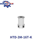 Шкив ГРМ типа K с 16 зубцами HTD 3M, отверстие 451667810 мм для ремня шириной 61015 мм, используемого в линейном шкиве