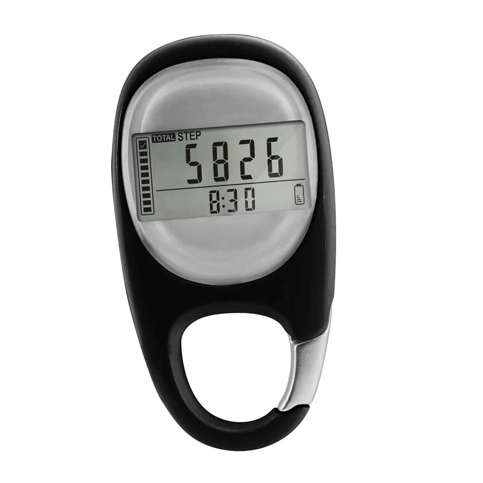 

Step Counter with Clip Walking 3D Pedometer Fitness Equipment for Jogging