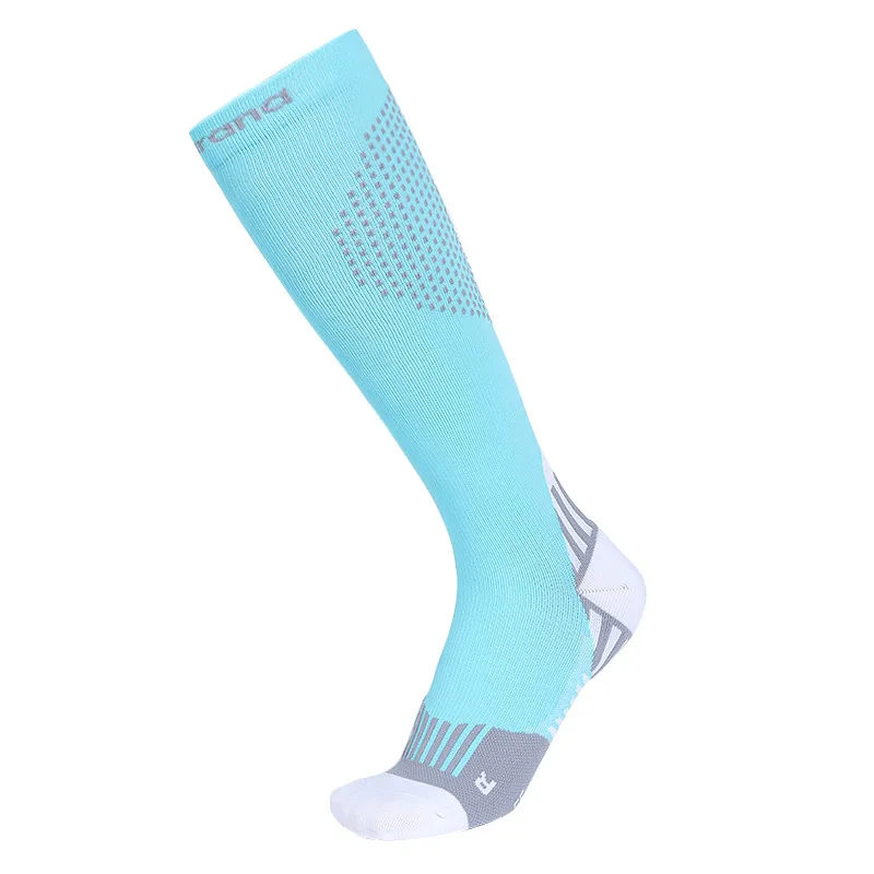 Elastic Football Socks Antiskid Calf Pressure Compression Socks Long Tube Adult Sports Running Socks Summer