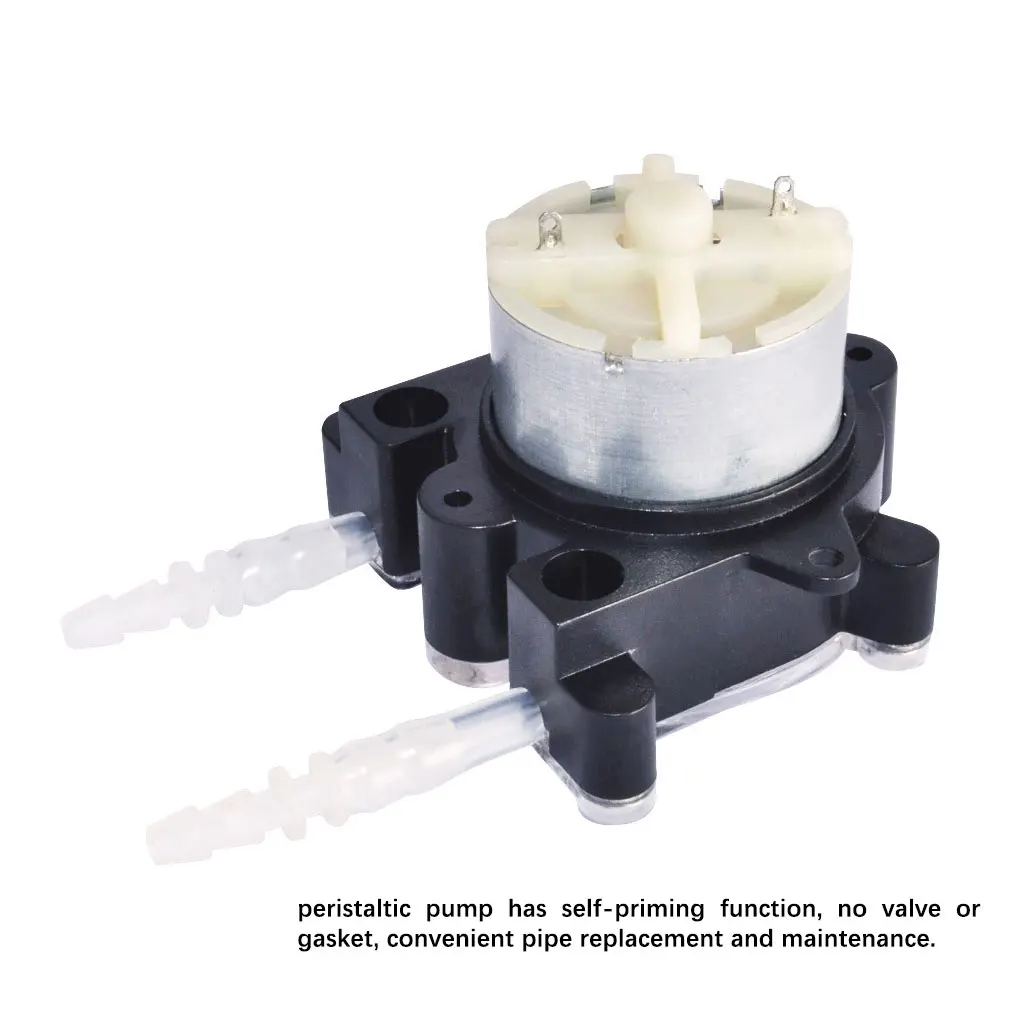 

12v Rustproof Peristaltic Pump Wear-resistant Strong Suction Viscous Liquid Pumps Stable Water Rotary Tool High Hardness