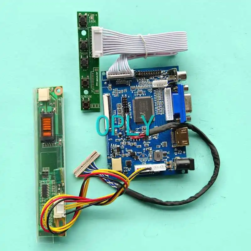 

LCD Display Screen Controller Board Fit LT121SS LT121SU TM121SV HDMI-Compatible AV VGA DIY Kit 12.1" 1CCFL 20 Pin LVDS 800*600