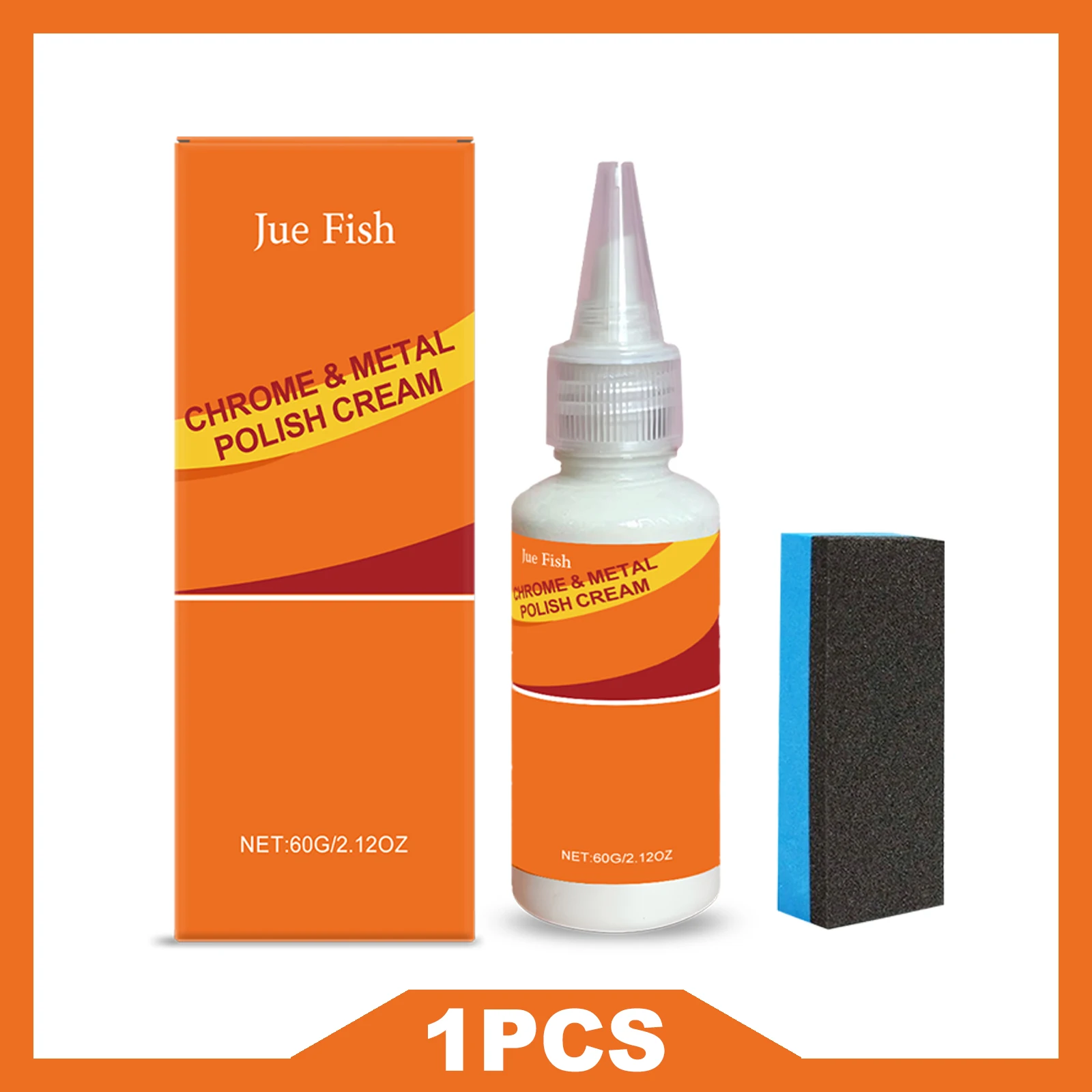 

Полироль для металла JUE FISH 60г