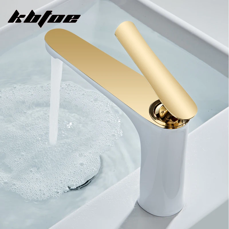 

Смеситель для раковины из латуни, кран для ванной комнаты, крепление на раковину, одно крепление, современный, для горячей и холодной воды