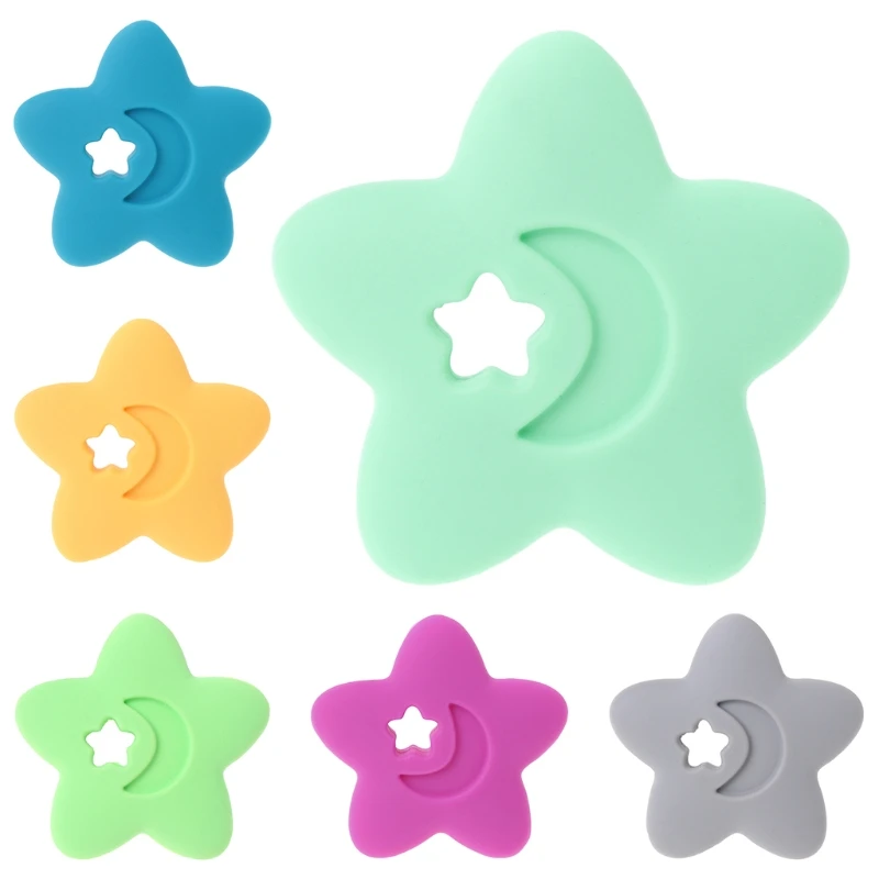 

Baby Teether Silicone Star Teething Toys Safe Care Newborn Chewing Bite Nursing