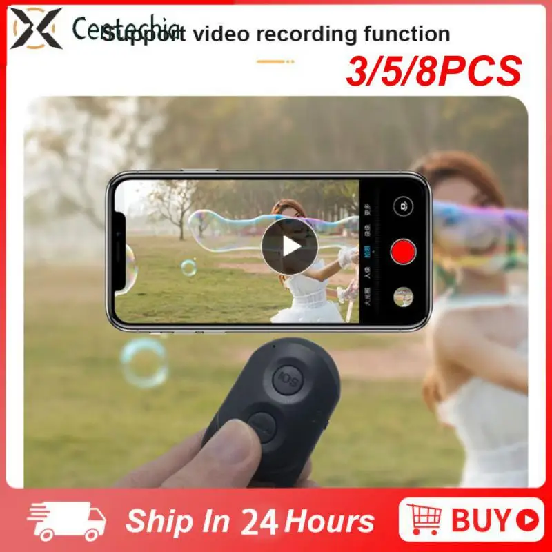 

3/5/8PCS Selfie Timer Selfie 59x33x11mm Remote Control Phone Shutter Small Size Universal Selfie Convenient And Quick