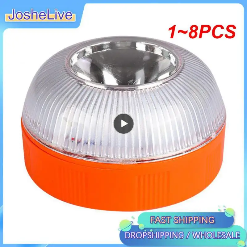 

1~8PCS Spain Car Emergency Light V16 Homologated Dgt Approved Car Emergency Beacon Light Rechargeable Magnetic Induction Strobe