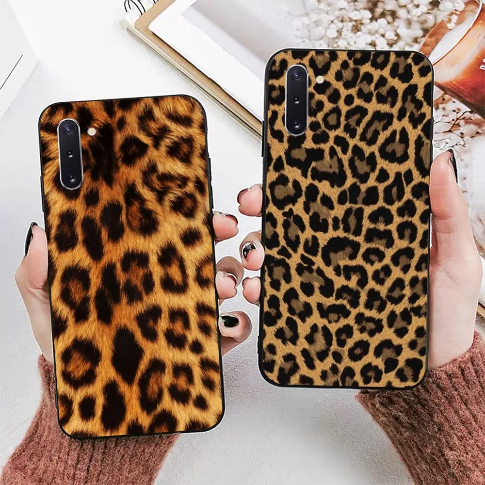 

Leopard Print Phone Case For Samsung Note 8 9 10 20 pro plus lite M 10 11 20 30 21 31 51 A 21 22 42 02 03
