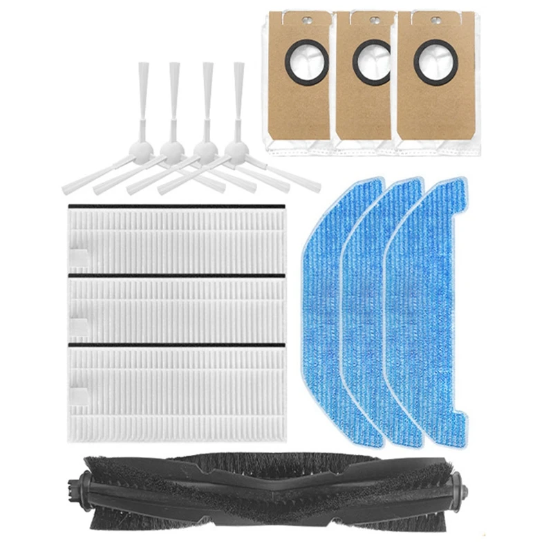 

Роликовая щетка, боковая щетка, салфетка для швабры фильтра и пылесборник, Сменные аксессуары для робота-пылесоса Neabot Q11