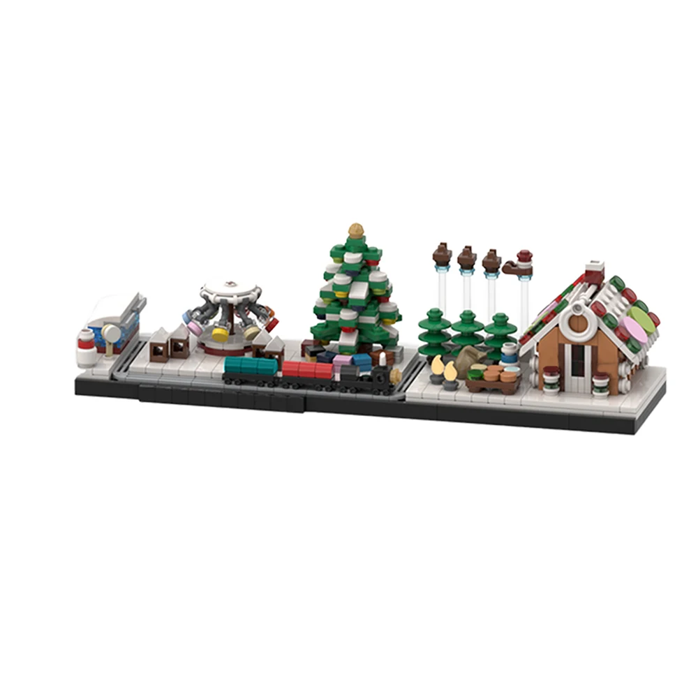 

MOC-59940 Christmas Winter Collection Winter Wonderland Christmas Building Blocks Educational Toys Child's Gifts Assemble Toy