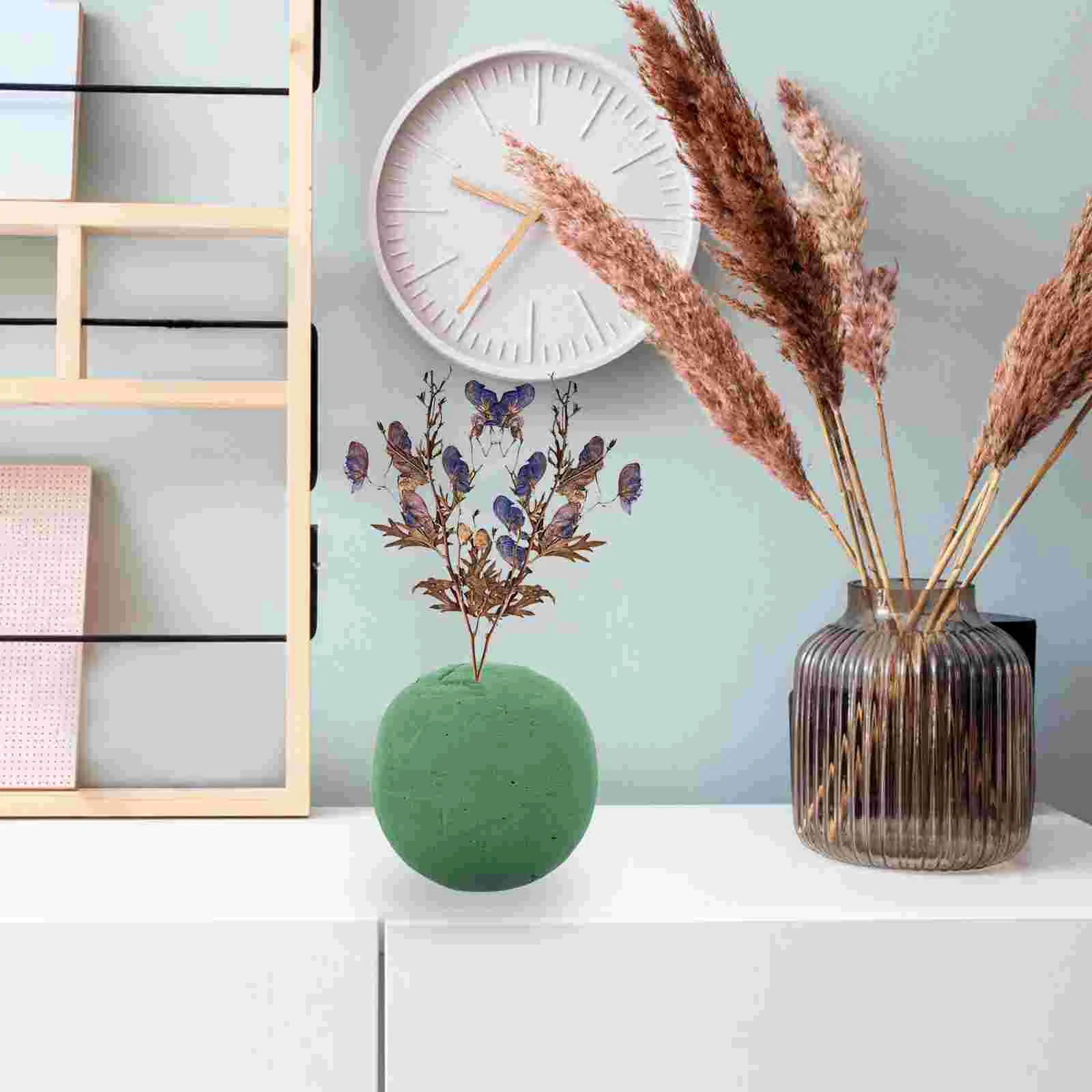 2 шт. футбольные мячи из грязевой пены с цветами сфера цветочные влажные цветы для