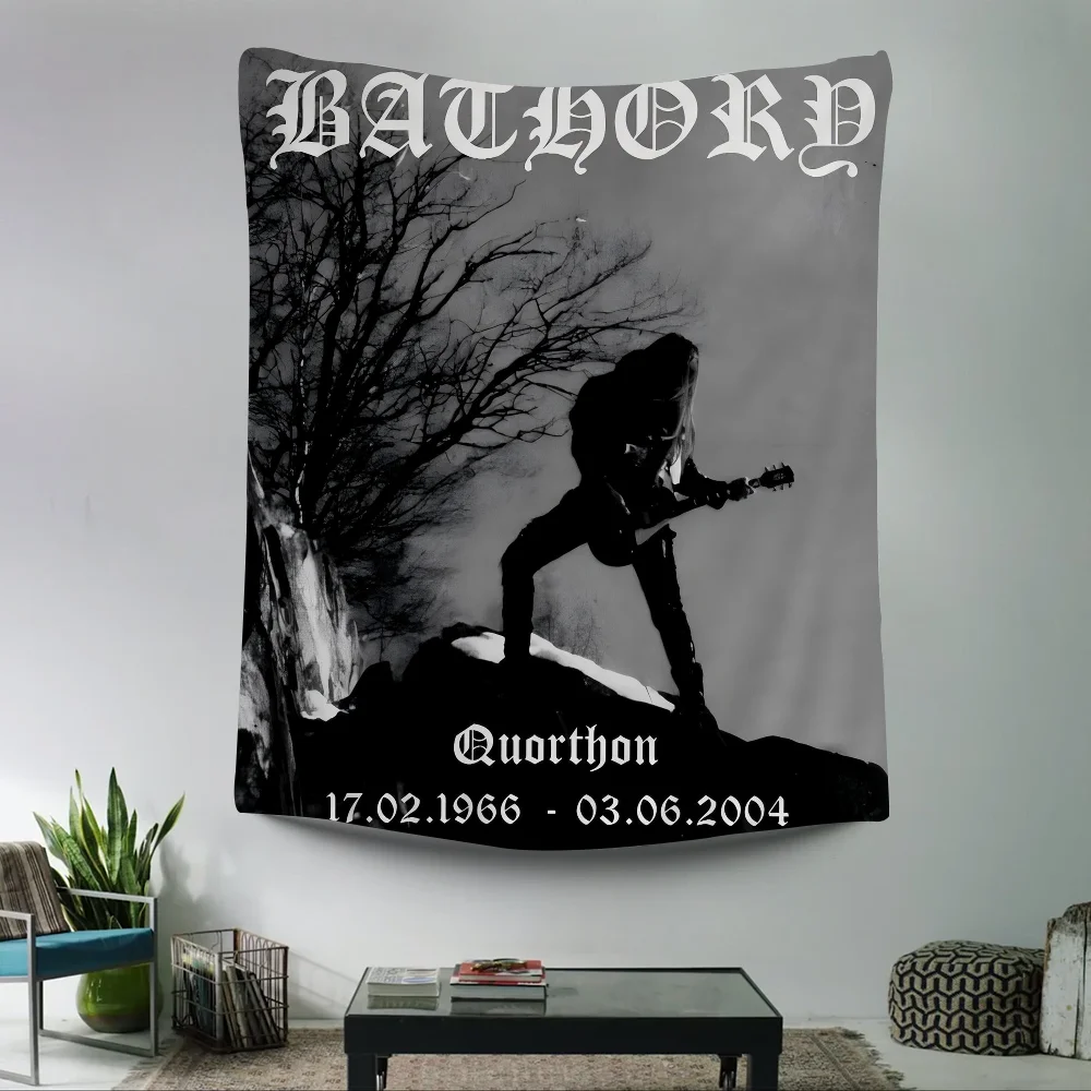 Bathory Quorthon Hippie Wall Hanging Tapestries Bohemian Mandala INS Home Decor