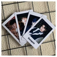 8pcsset kpop polaroid skz photocards felix hyunjin seungmin lee know bang chan stray kids new album all in photo cards postcard
