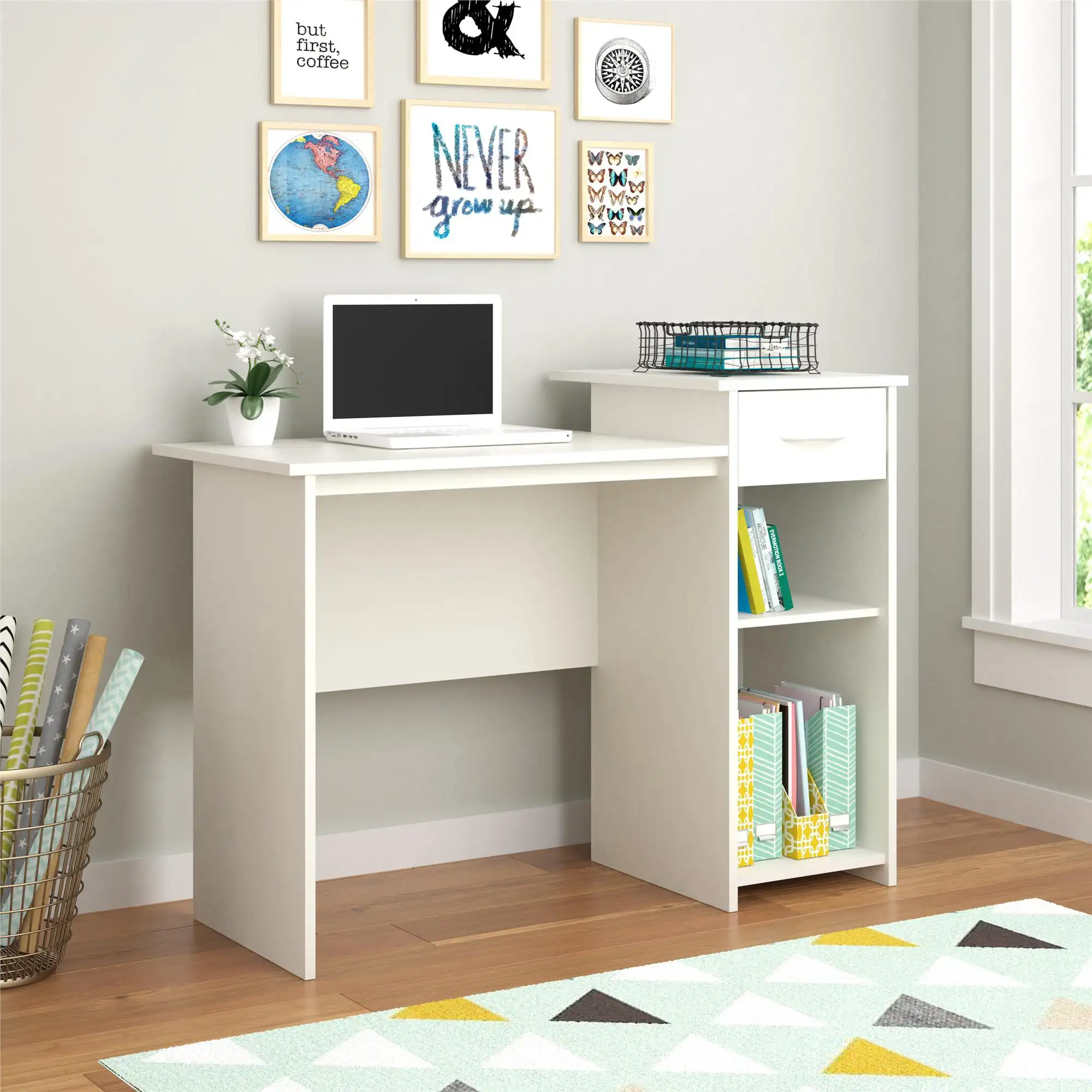 

Student Computer Desk, White