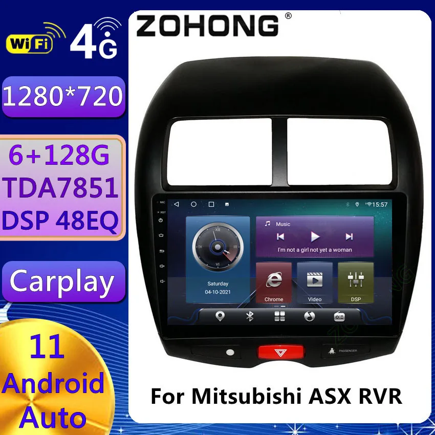 DSP 4G для Mitsubishi ASX RVR Outlander Spotr Android Авто GPS-навигация автомобильный мультимедийный