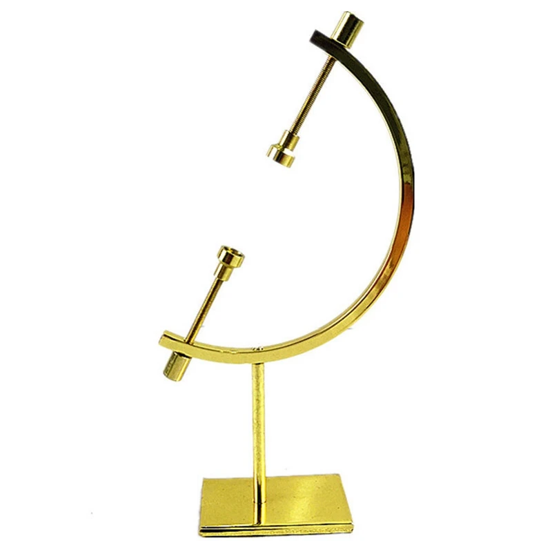 

Globe Crystal Ball Stand Glass Ball Display Stand Metal Gold Decorative Ornaments Crafts