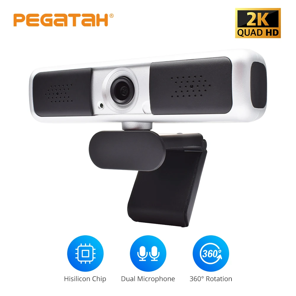 

Mini Camera 1080P Web Cam Full HD Auto Focus 2K USB Camera With Microphone Len Protect Cover PC Webcam for Video Shooting Cam