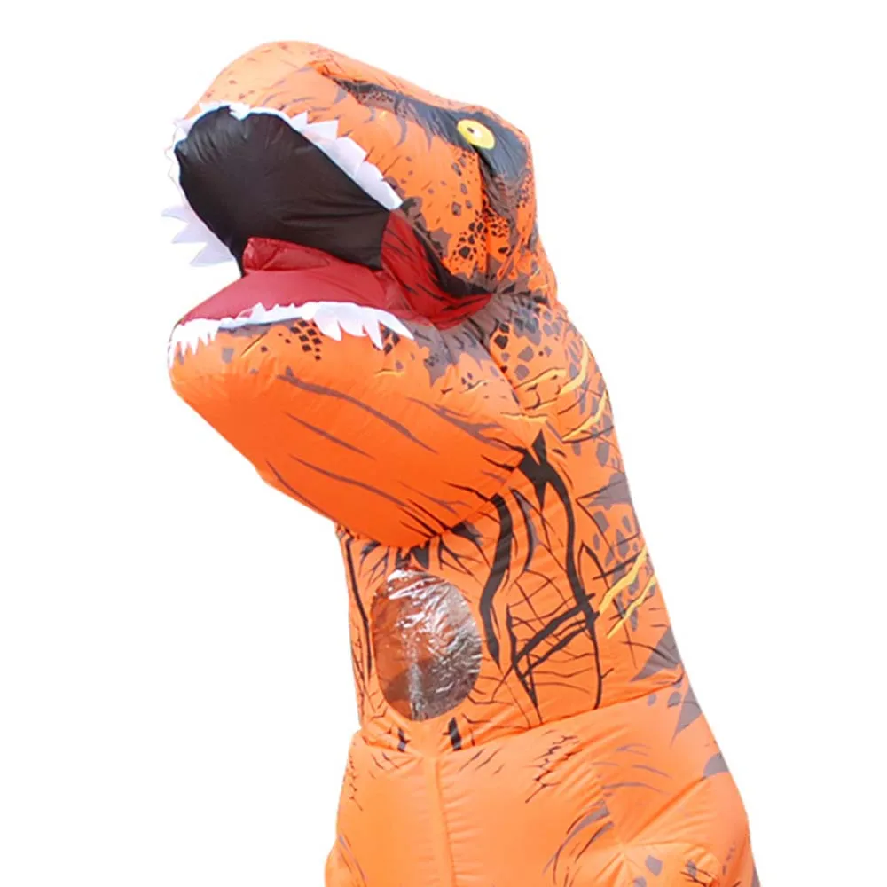 Аниме надувной костюм T-REX Косплей костюмы динозавр маскарадный талисман карнива