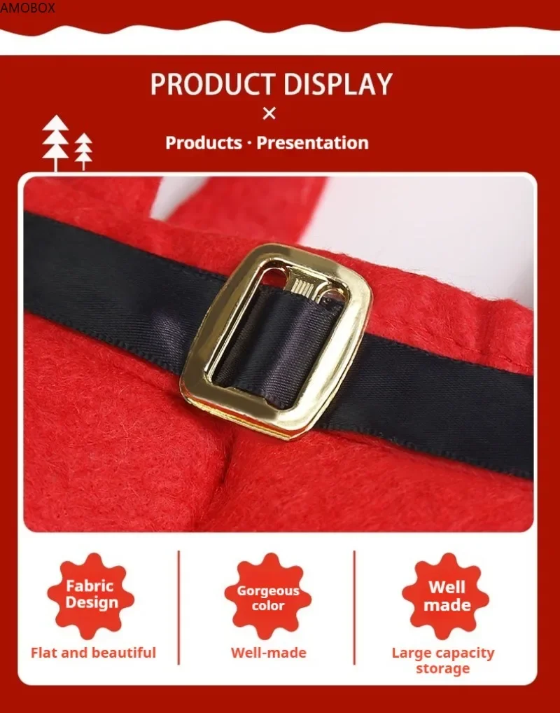 AMOBOX рождественские украшения подарочные пакеты мешочки для конфет штаны