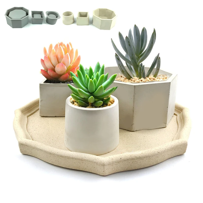 

Большая силиконовая форма для бетона, цемента, искусственная форма для рукоделия, пластырь из эпоксидной смолы, форма для горшка, ремесло дл...