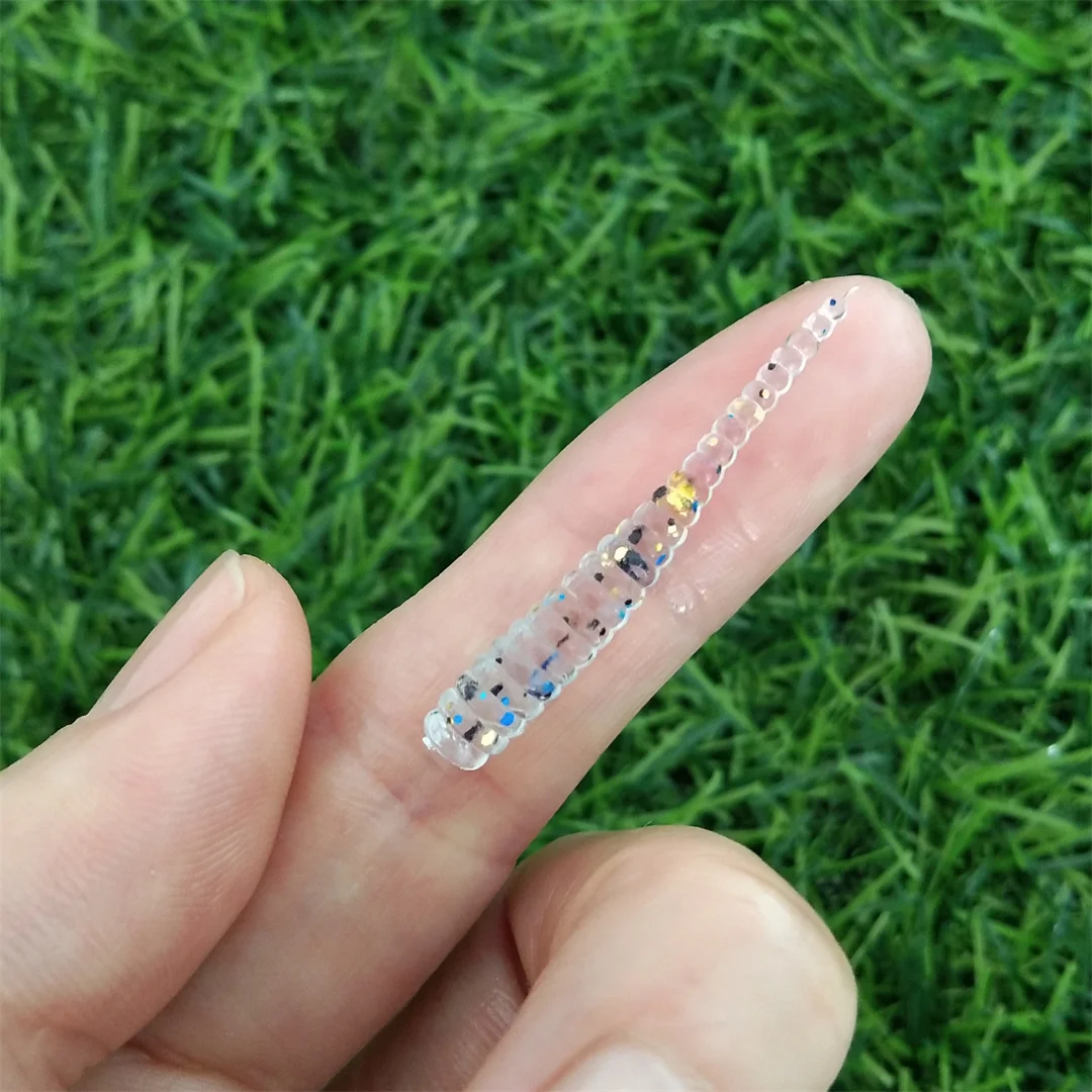 30 шт. 3 5 см 0 г мини-океанская рок-рыбалка мягкие приманки червячные искусственные