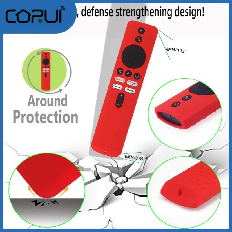 

Silicone For Mi Tv Stick Skin-friendly Tv Stick Remote Cover Shockproof Protective Tv Box Controller Case Protective Case Soft