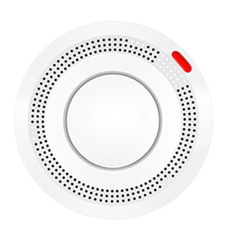 

Tuya Smart Smoke Detector Smart Home Fire Alarm Progressive Sound Photoelectric Smoke Sensor Work With Tuya Zigbee Hub