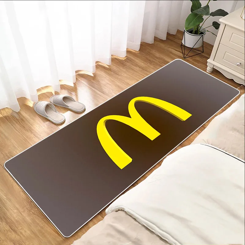 

McDonalds Bathroom Mat Carpet In The Living Room Mats Washable Non-slip Kitchen Rug Modern Home Decoration Custom Doormat Bath