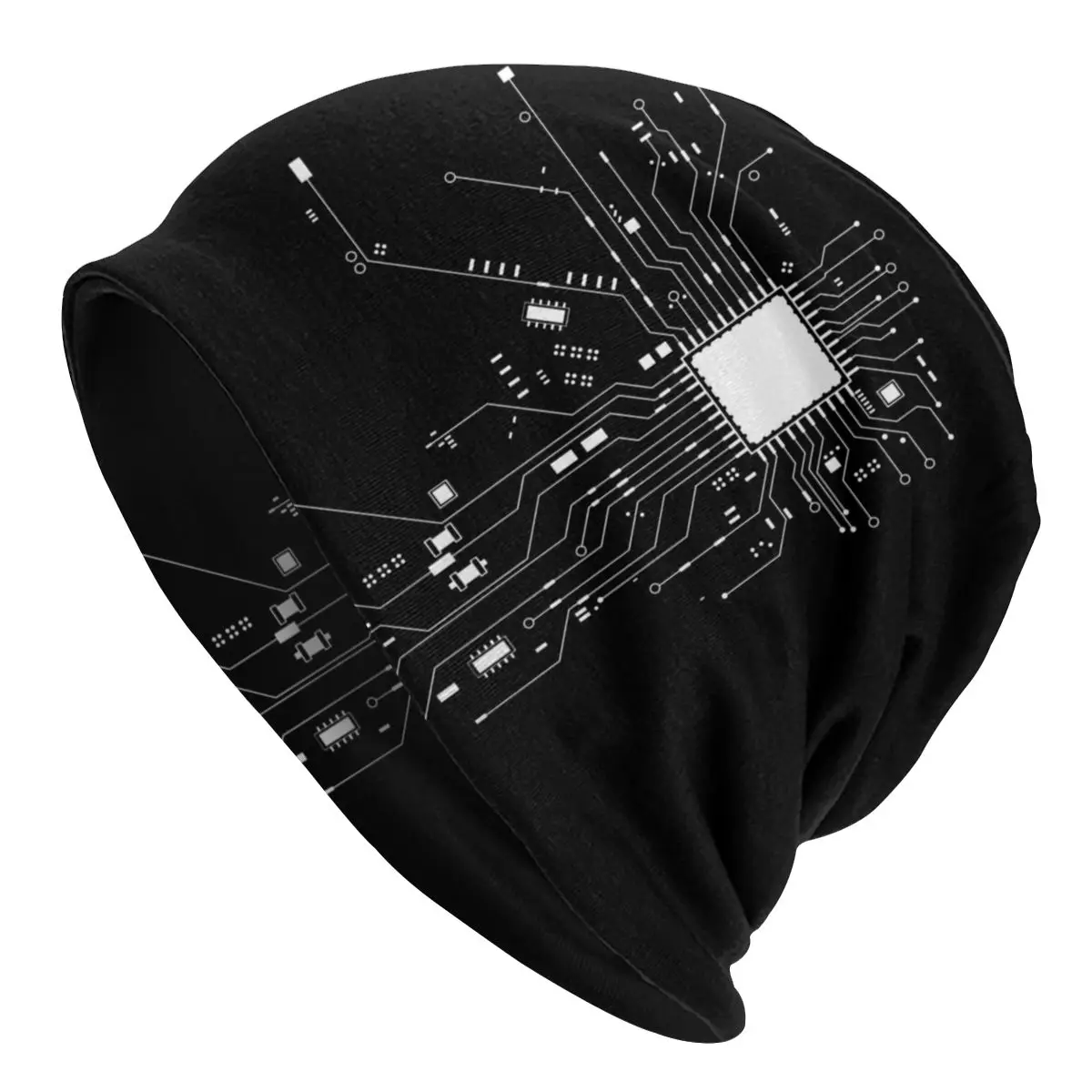 Computer CPU Core Heart GEEK Nerd Freak Hacker PC Gamer Bonnet Hats Knitted Hat Skullies Beanies Hats Men's Women's Warm Caps