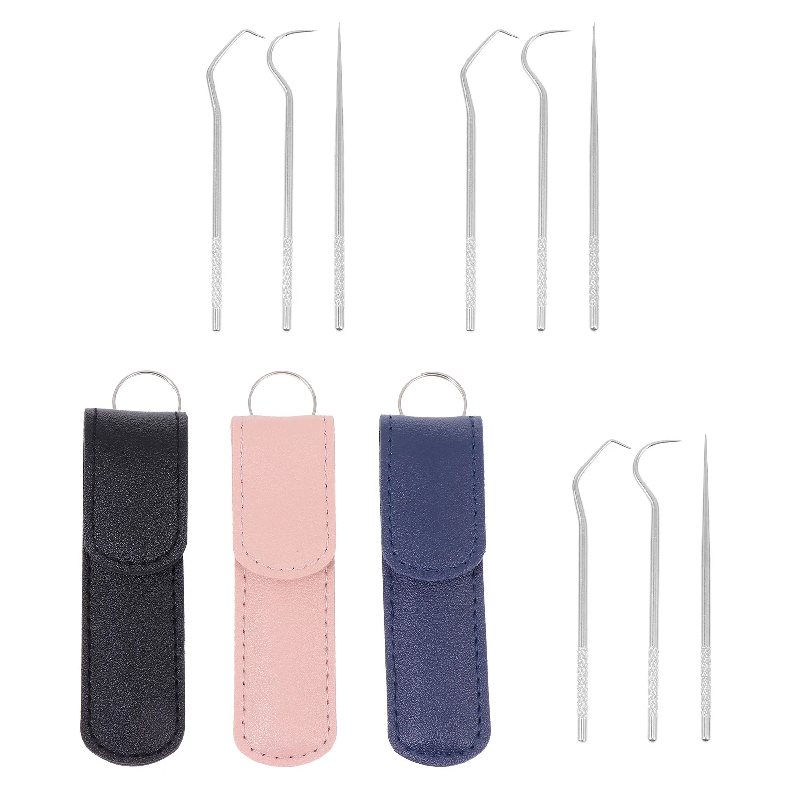 

1 набор, прочные и удобные зубочистки из нержавеющей стали