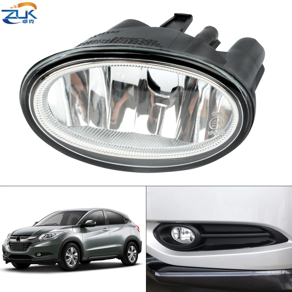

ZUK Front Bumper Fog Lamp Fog Light For HONDA HRV VEZEL 2014-2018 CRV 2018 ACCORD EURO CU5 2015-2017 Glasses Foglight Foglamp